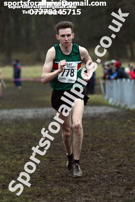 Senior men, 2018 Northern Cross Country Champs., Harewood House, Leeds. Photo: David T. Hewitson/Sports for All Pics